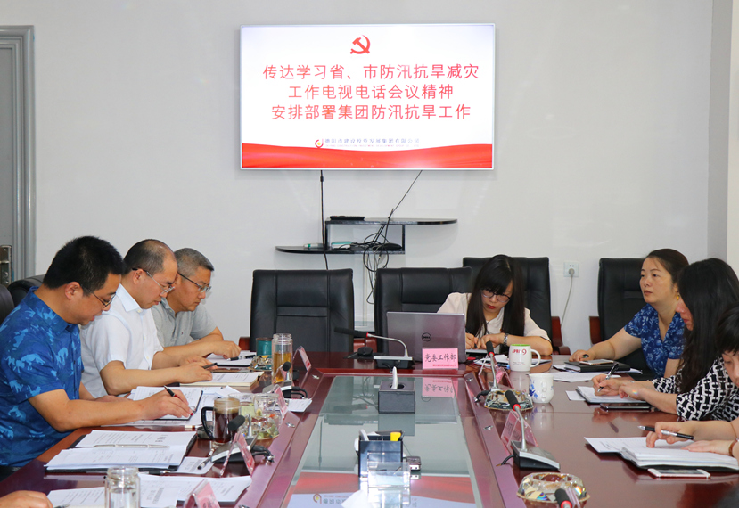 集團(tuán)公司召開黨委（擴(kuò)大）會(huì)，傳達(dá)學(xué)習(xí)省、市防汛抗旱減災(zāi)工作電視電話會(huì)議精神